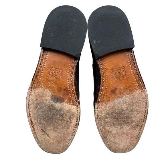 Jos. A. Bank Mens Oxford Shoes Brown Leather Lace‎ Up Cap Toe Cushioned Size 8M - Picture 9 of 9